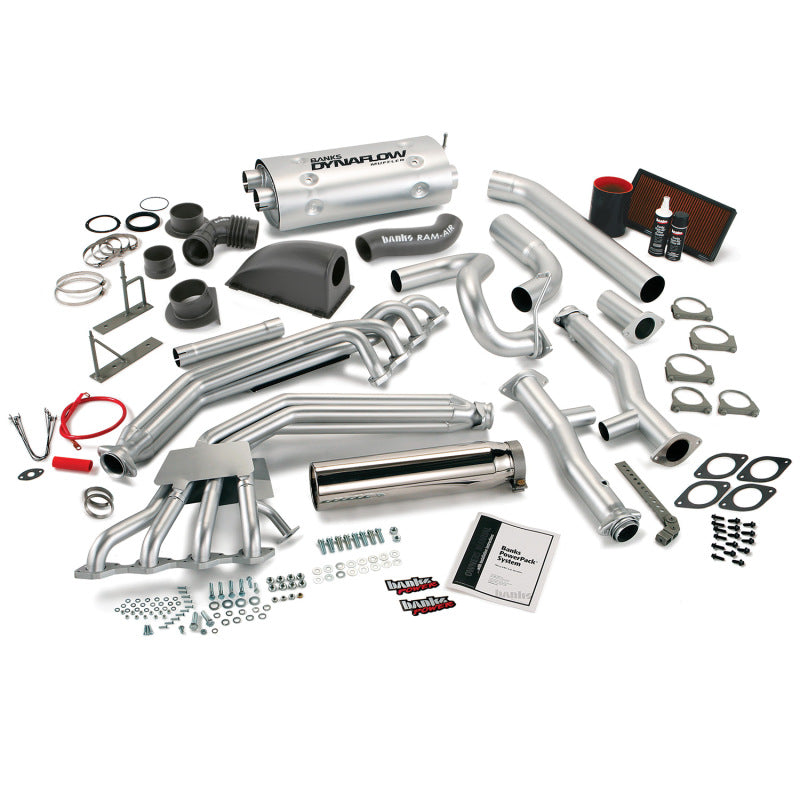 Banks Power 01-03 GM 8.1 Mh - W20/22 (L-Exit) PowerPack System Banks Power 01-03 GM 8.1 Mh - W20/22 (L-Exit) PowerPack System