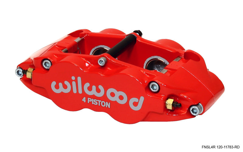 Wilwood Caliper-Narrow Superlite 4R - Red 1.25/1.25in Pistons 1.10in Disc Wilwood Caliper-Narrow Superlite 4R - Red 1.25/1.25in Pistons 1.10in Disc
