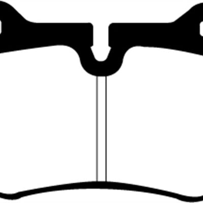 EBC 94-99 BMW M5 3.8 (E34) Yellowstuff Front Brake Pads