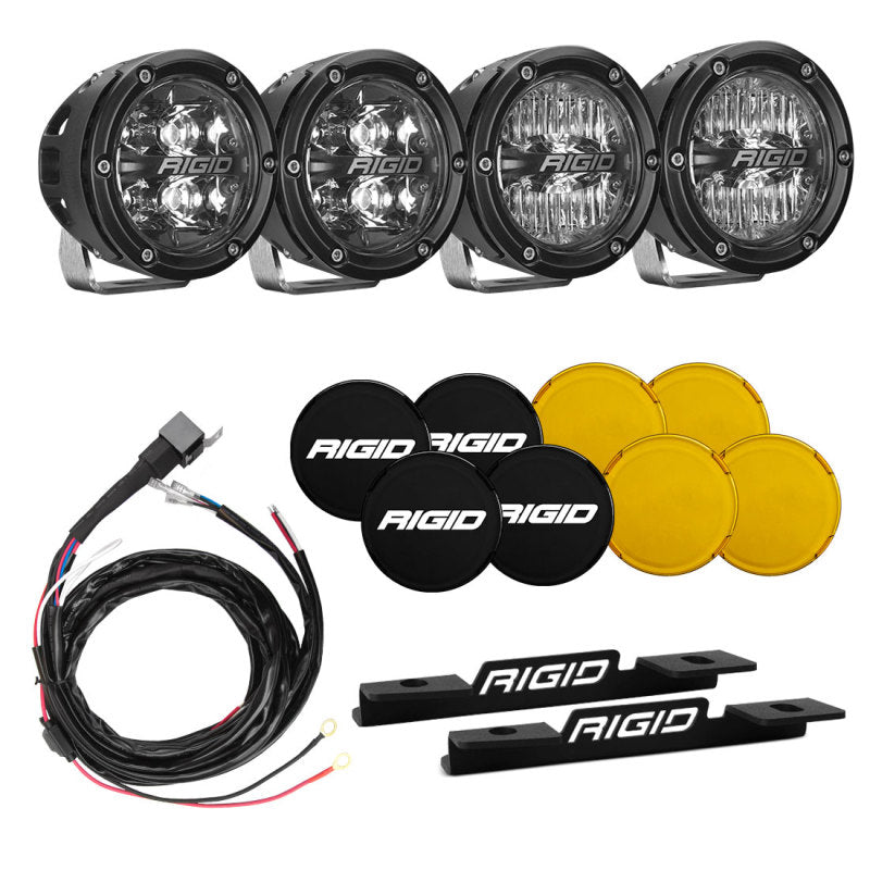 Rigid Industries 2021 Ford Bronco A-Pillar Light Kit (Incl. 360-spot and 360-Drive) Rigid Industries 2021 Ford Bronco A-Pillar Light Kit (Incl. 360-spot and 360-Drive)