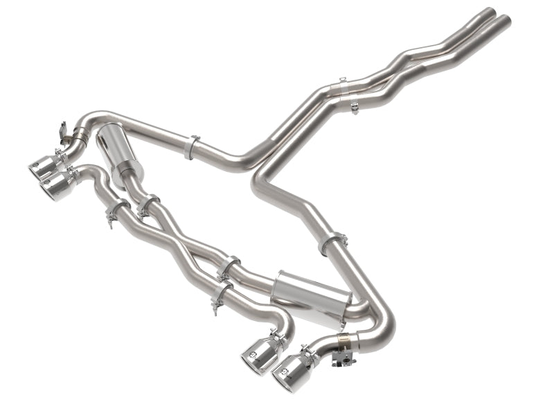 aFe 20-22 Audi RS6 Avant V8 4L(tt) MACH Force-Xp 3in to 2.5in 304 SS Cat-Back Exhaust w/Polished Tip aFe 20-22 Audi RS6 Avant V8 4L(tt) MACH Force-Xp 3in to 2.5in 304 SS Cat-Back Exhaust w/Polished Tip
