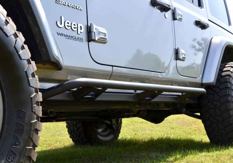 N-Fab Trail Slider Steps 18-20 Jeep Wrangler JL 4 Door SUV - SRW - Textured Black N-Fab Trail Slider Steps 18-20 Jeep Wrangler JL 4 Door SUV - SRW - Textured Black