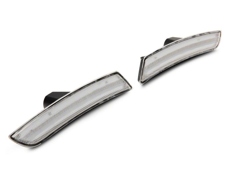 Raxiom 16-23 Chevrolet Camaro Axial Series LED Front and Rear Side Markers- Clear Raxiom 16-23 Chevrolet Camaro Axial Series LED Front and Rear Side Markers- Clear