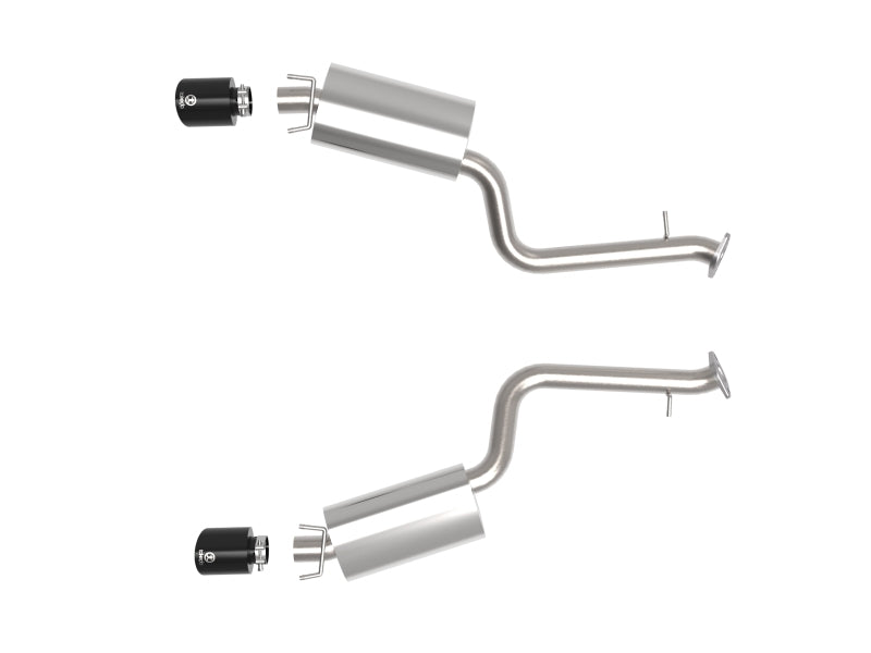 aFe Takeda 14-22 Lexus IS350 V6 2.5in. 304 Stainless Steel Axle-Back Exhaust System w/ Black Tip aFe Takeda 14-22 Lexus IS350 V6 2.5in. 304 Stainless Steel Axle-Back Exhaust System w/ Black Tip