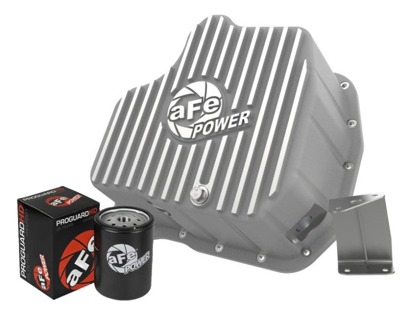 aFe Power 11-16 GM Diesel 2500HD / 3500HD V8-6.6L (TD) Street Series Engine Oil Pan Raw w/ Machined aFe Power 11-16 GM Diesel 2500HD / 3500HD V8-6.6L (TD) Street Series Engine Oil Pan Raw w/ Machined