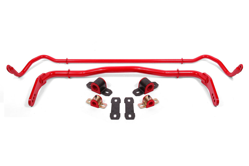 BMR 08-19 Dodge Challenger Front/Rear Hollow 38mm/25mm Sway Bar Kit w/ Bushings - Red BMR 08-19 Dodge Challenger Front/Rear Hollow 38mm/25mm Sway Bar Kit w/ Bushings - Red