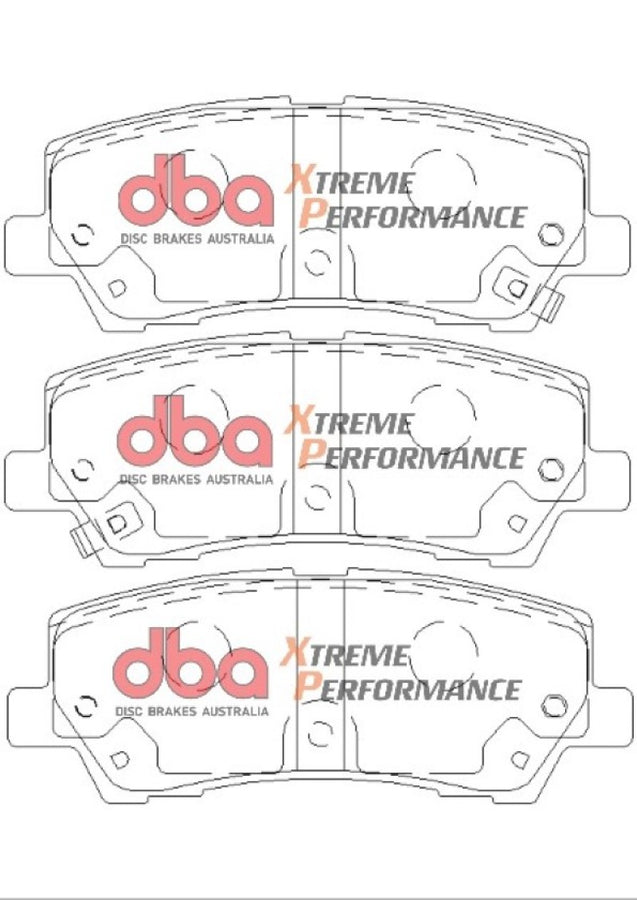 DBA 15-17 Ford Mustang GT V8 w/Brembo Brakes XP650 Rear Brake Pads DBA 15-17 Ford Mustang GT V8 w/Brembo Brakes XP650 Rear Brake Pads