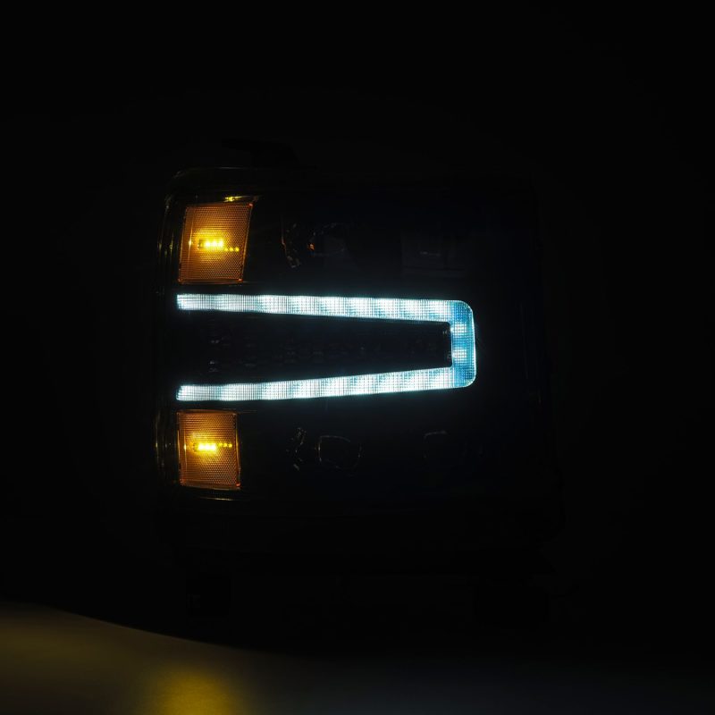AlphaRex 16-18 Chevy 1500HD NOVA-Series LED Proj Headlghts Alpha BK Atv Lgt/SeqSig & DRL(Req 810023) AlphaRex 16-18 Chevy 1500HD NOVA-Series LED Proj Headlghts Alpha BK Atv Lgt/SeqSig & DRL(Req 810023)