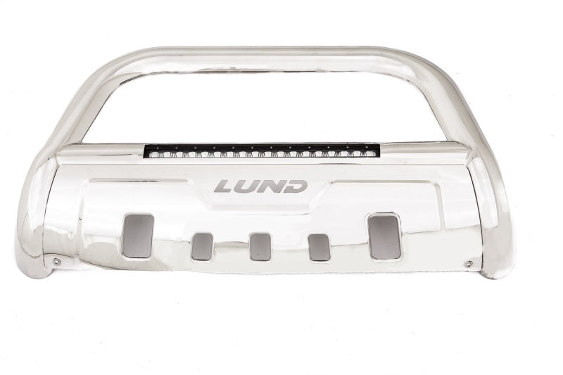 Lund 07-17 Chevy Silverado 1500 Bull Bar w/Light & Wiring - Polished Lund 07-17 Chevy Silverado 1500 Bull Bar w/Light & Wiring - Polished