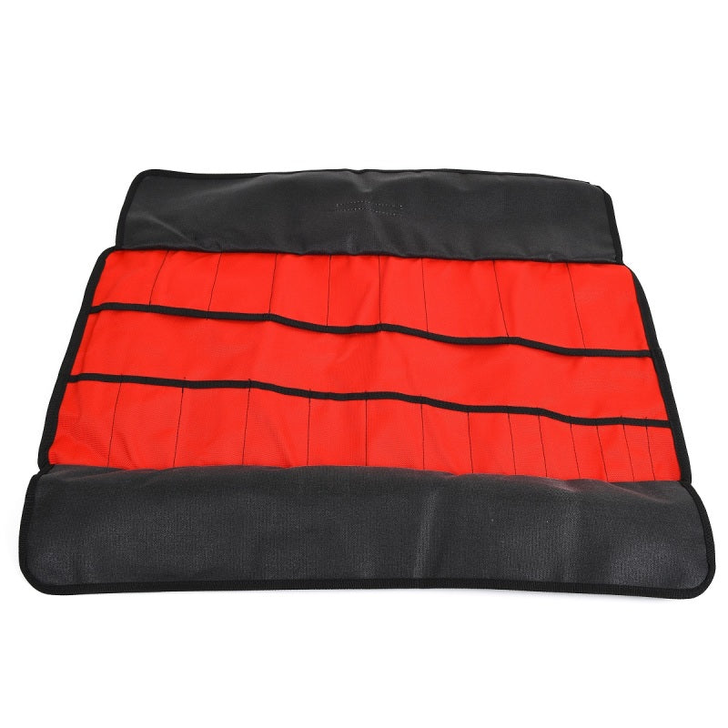 Go Rhino XVenture Gear Tool Wrench Roll - Large (4x4in. Closed) 12oz Waxed Canvas - Black Go Rhino XVenture Gear Tool Wrench Roll - Large (4x4in. Closed) 12oz Waxed Canvas - Black