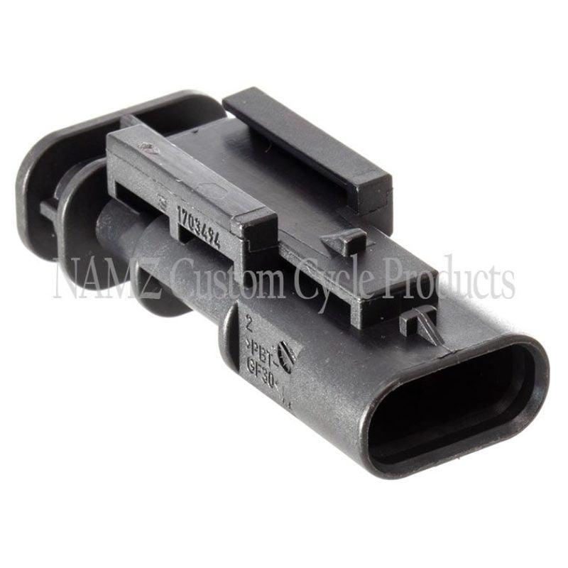 NAMZ 2017+ Softail Models Rear Fender Harness Male Connector Kit for Center Taillight (OEM 69201613) NAMZ 2017+ Softail Models Rear Fender Harness Male Connector Kit for Center Taillight (OEM 69201613)