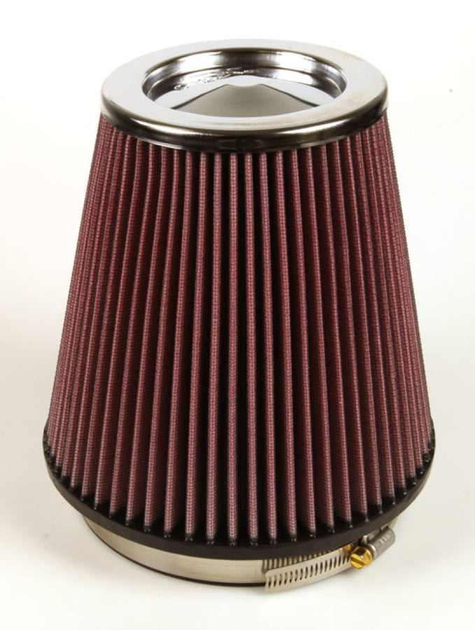 K&N Round Tapered Universal Air Filter 6 inch Flange 7 1/2 inch Base 5 inch Top 7 1/2 inch Height K&N Round Tapered Universal Air Filter 6 inch Flange 7 1/2 inch Base 5 inch Top 7 1/2 inch Height