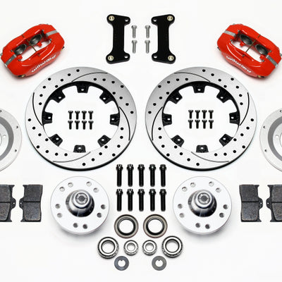 Wilwood Forged Dynalite Front Kit 12.19in Drilled Red 82-92 Camaro//Firebird