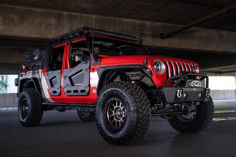 DV8 Offroad 18-22 Jeep Wrangler JL/JT Spec Series Half Doors - Front Set DV8 Offroad 18-22 Jeep Wrangler JL/JT Spec Series Half Doors - Front Set