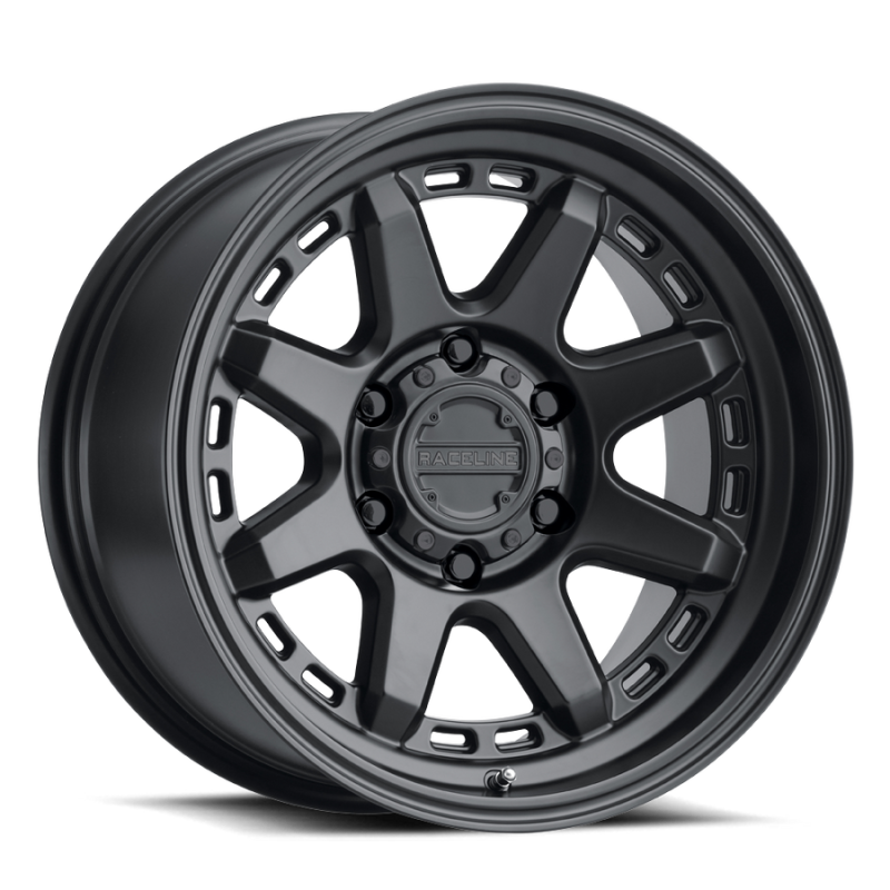 Raceline 947B Scout 16x8in / 5x114.3 BP / 0mm Offset / 78.1mm Bore - Satin Black Wheel Raceline 947B Scout 16x8in / 5x114.3 BP / 0mm Offset / 78.1mm Bore - Satin Black Wheel