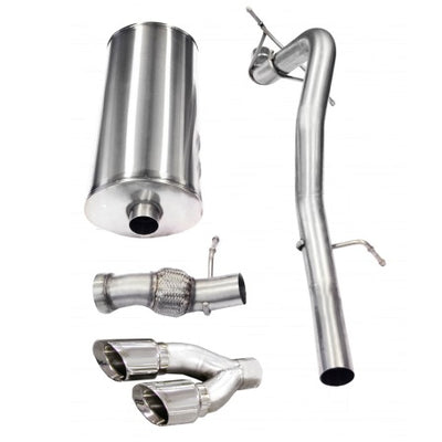 Corsa 2011-2014 Cadillac Escalade 6.2L V8 Polished Sport Cat-Back Exhaust
