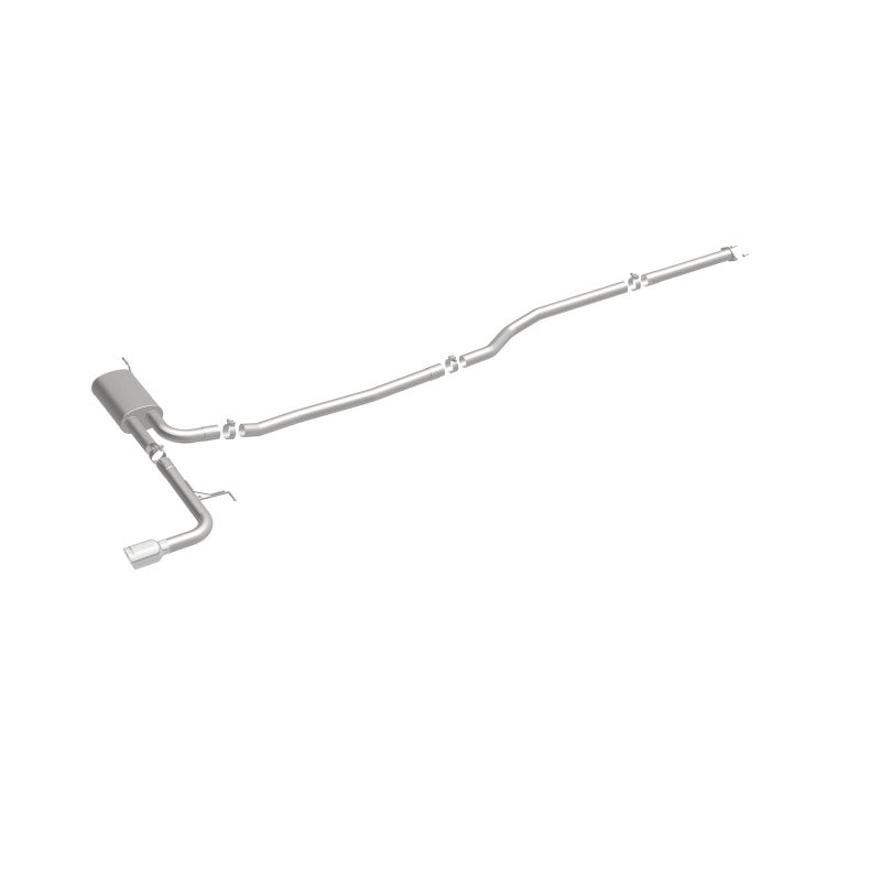 MagnaFlow Cat Back, SS, 2.5in, Street, Single Straight Pass. Polished 4in Tip, 2015 Ford Fusion 2.5L MagnaFlow Cat Back, SS, 2.5in, Street, Single Straight Pass. Polished 4in Tip, 2015 Ford Fusion 2.5L