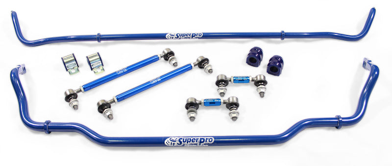 SuperPro 2018 Kia Stinger Base Front / Rear 24mm F/18mm R Adjustable Sway Bar and Link Set SuperPro 2018 Kia Stinger Base Front / Rear 24mm F/18mm R Adjustable Sway Bar and Link Set