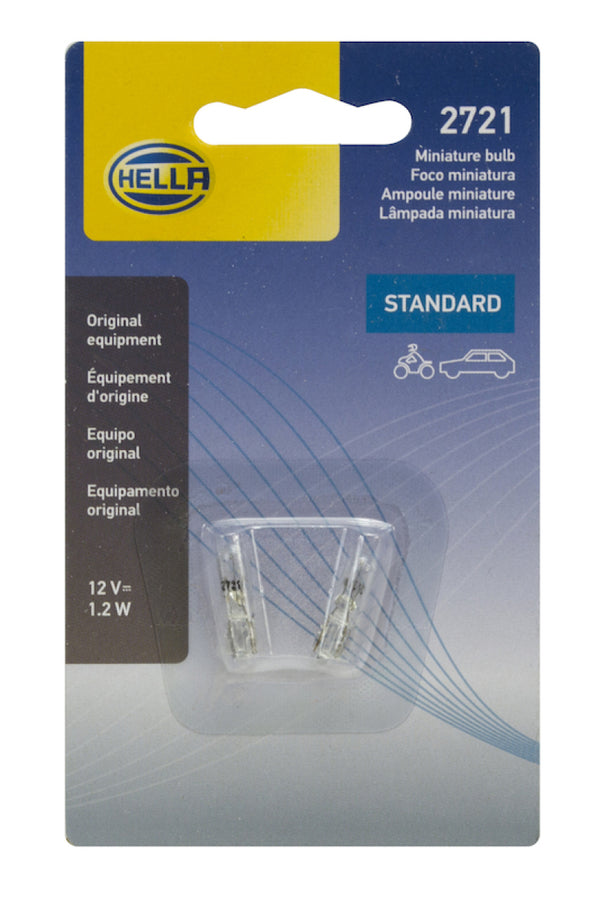 Hella Bulb 2721 12V 12W W2X46D T15 (2) Hella Bulb 2721 12V 12W W2X46D T15 (2)