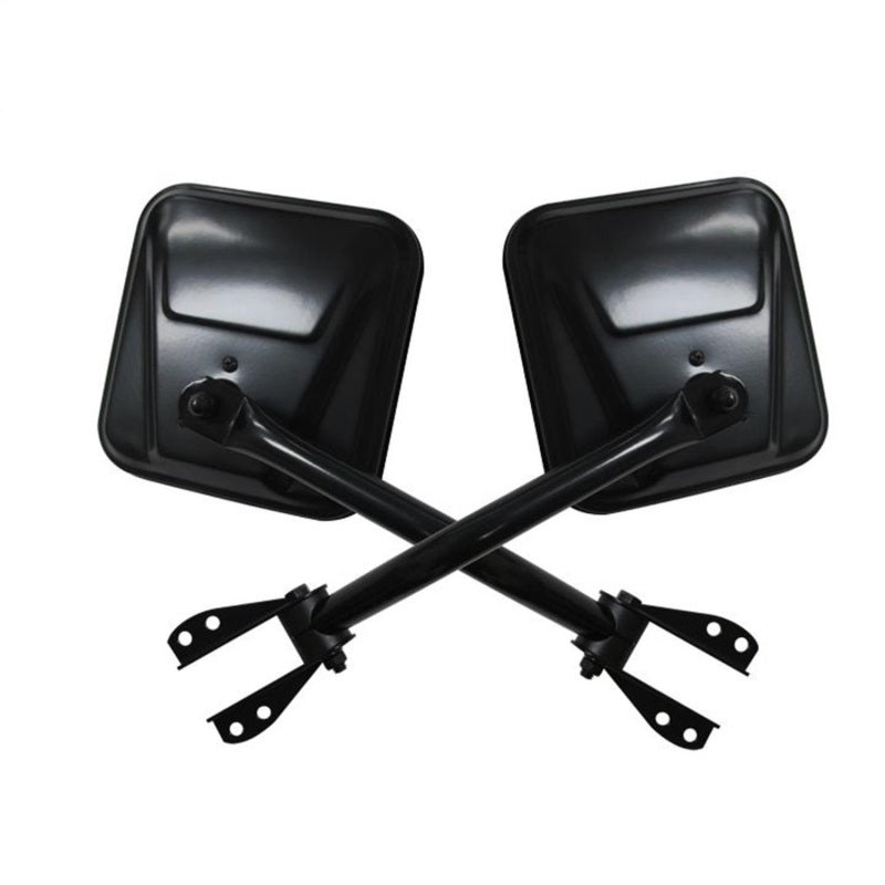 Rampage 1955-1983 Jeep CJ5 Side Mirrors - Black Rampage 1955-1983 Jeep CJ5 Side Mirrors - Black