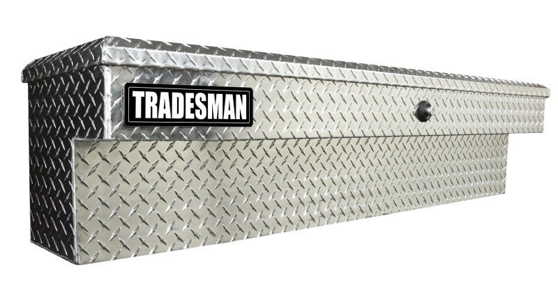Tradesman Aluminum Side Bin Truck Tool Box w/Push Button (60in.) - Brite Tradesman Aluminum Side Bin Truck Tool Box w/Push Button (60in.) - Brite