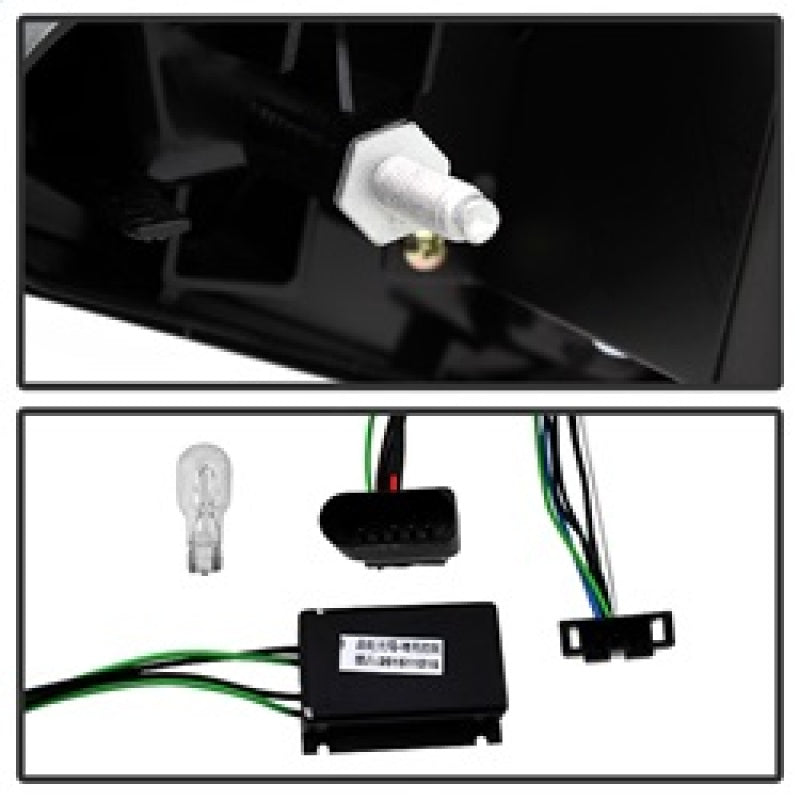 Spyder Audi A5 08-12 LED Tail Lights Black ALT-YD-AA508-LED-BK Spyder Audi A5 08-12 LED Tail Lights Black ALT-YD-AA508-LED-BK