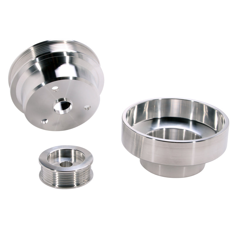 BBK 88-95 GM Truck 4.3 5.0 5.7 Underdrive Pulley Kit - Lightweight CNC Billet Aluminum (3pc) BBK 88-95 GM Truck 4.3 5.0 5.7 Underdrive Pulley Kit - Lightweight CNC Billet Aluminum (3pc)