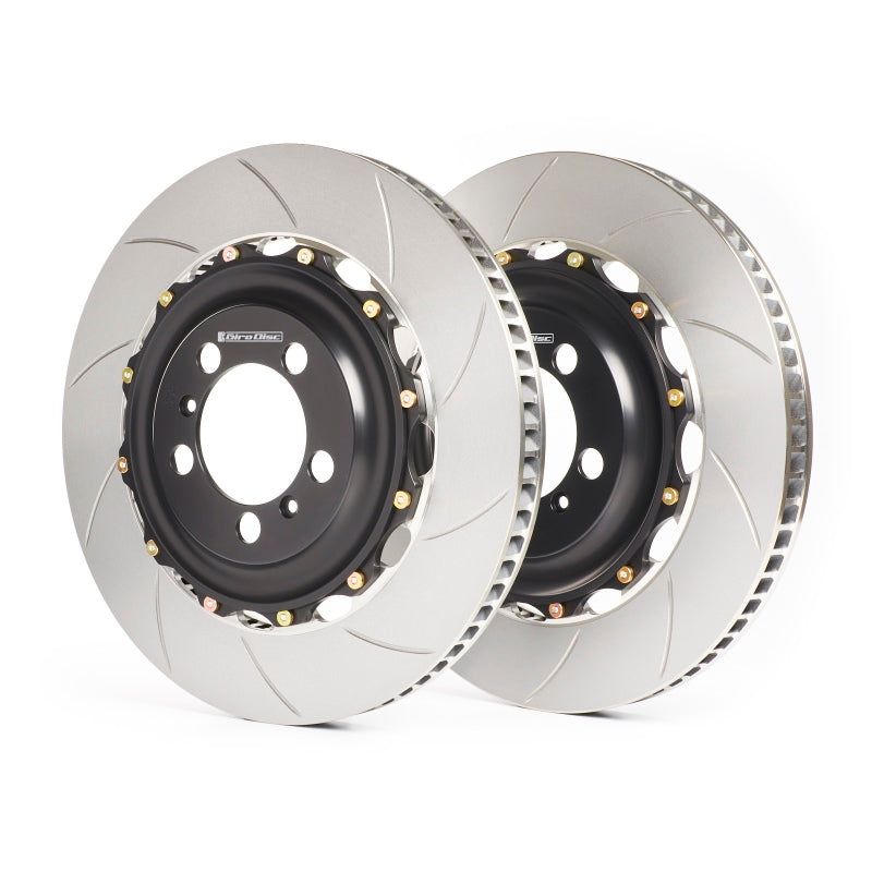 GiroDisc Porsche 911 GT3/GT3RS/GT2RS (991) w/PCCB (Iron Rotor Pad Shape) Slotted Front Rotors GiroDisc Porsche 911 GT3/GT3RS/GT2RS (991) w/PCCB (Iron Rotor Pad Shape) Slotted Front Rotors