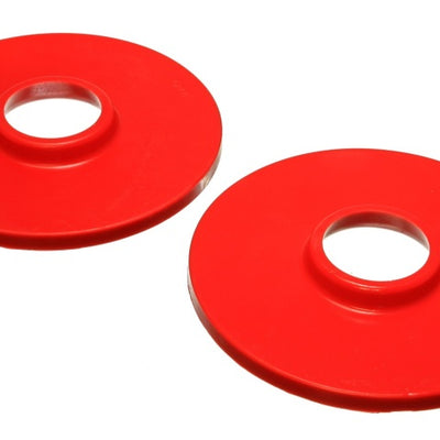 Energy Suspension 97-06 Jeep Wrangler YJ & TJ Red Rear Coil Spring Isolator Set