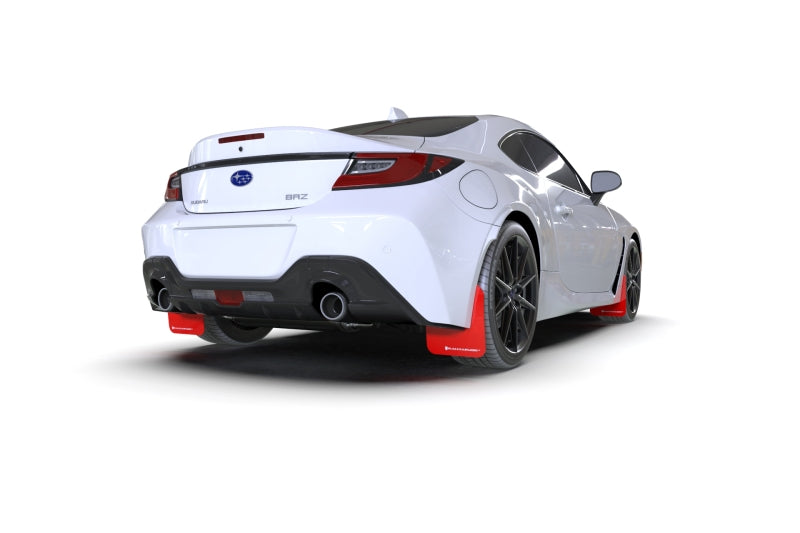 Rally Armor 22-25 Subaru BRZ / Toyota GR86 Red UR Mud Flap w/Black Logo Rally Armor 22-25 Subaru BRZ / Toyota GR86 Red UR Mud Flap w/Black Logo