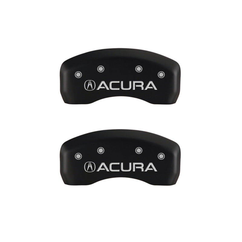 MGP 4 Caliper Covers Engraved Front & Rear Acura Red finish silver ch MGP 4 Caliper Covers Engraved Front & Rear Acura Red finish silver ch