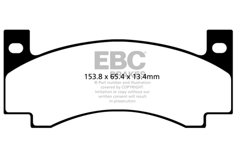 EBC 71-72 Amc Ambassador 4.2 Greenstuff Front Brake Pads EBC 71-72 Amc Ambassador 4.2 Greenstuff Front Brake Pads