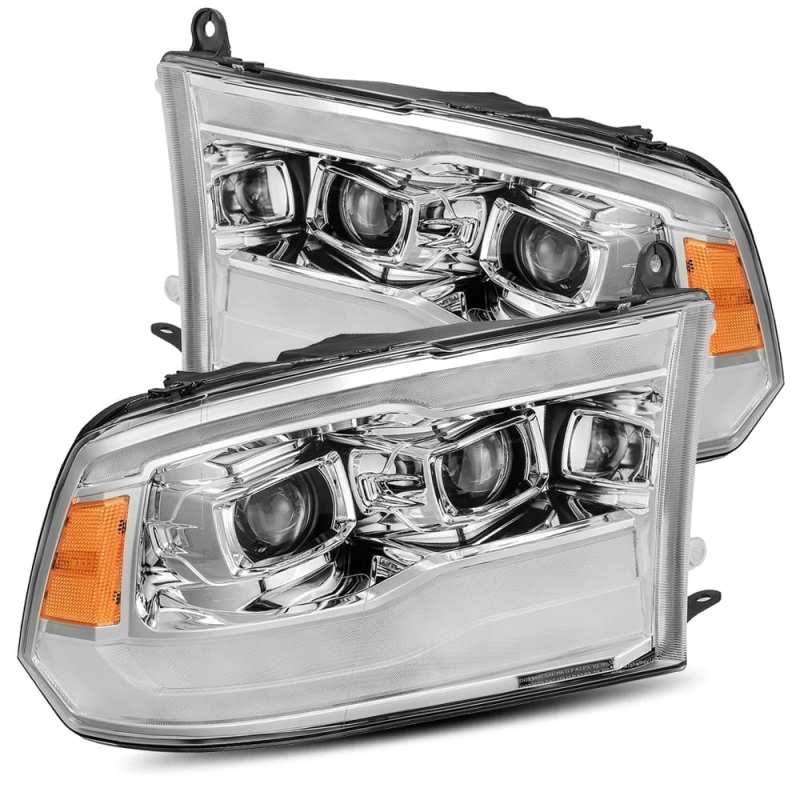 AlphaRex 09-18 Dodge Ram 1500HD PRO-Series Projector Headlights Plank Style Chrome w/Seq Signal/DRL AlphaRex 09-18 Dodge Ram 1500HD PRO-Series Projector Headlights Plank Style Chrome w/Seq Signal/DRL