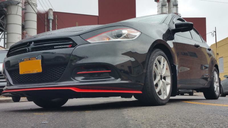 Rally Armor 13-16 Dodge Dart Black UR Mud Flap w/ White Logo Rally Armor 13-16 Dodge Dart Black UR Mud Flap w/ White Logo