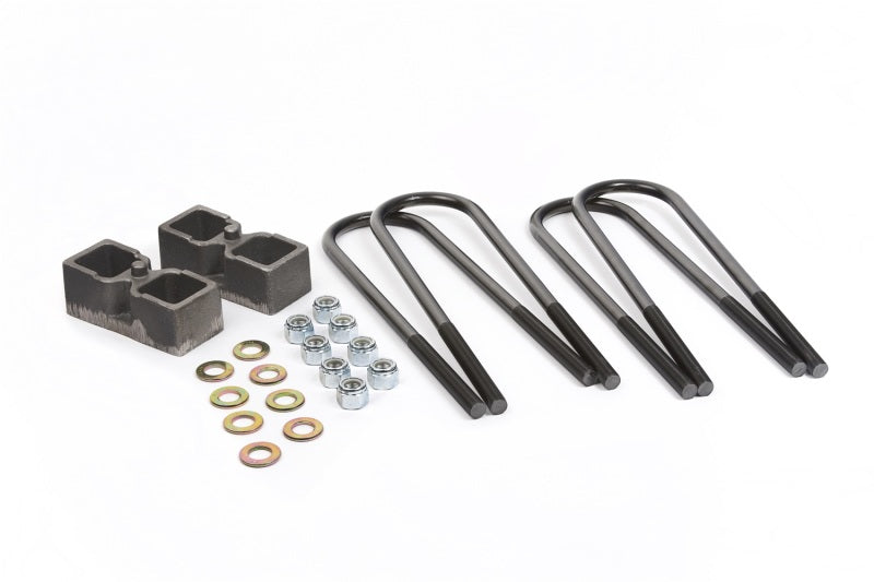 Daystar 2005-2019 Ford F-250 4WD (with Dana 60 Axle) - 2in Rear Block & U-Bolt Kit Daystar 2005-2019 Ford F-250 4WD (with Dana 60 Axle) - 2in Rear Block & U-Bolt Kit