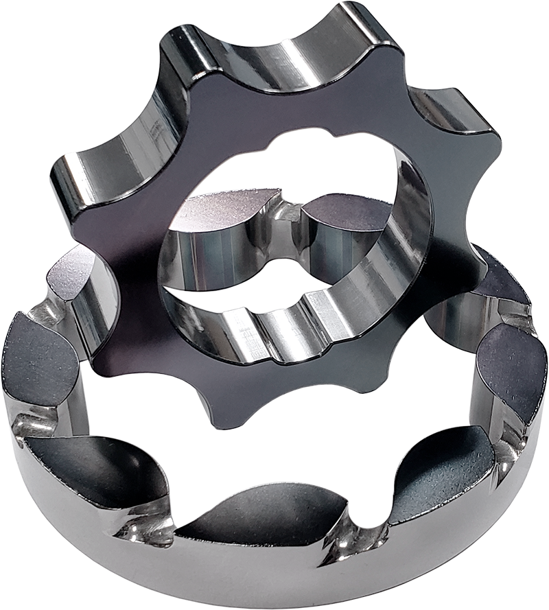 Boundary 2011+ Ford Coyote Mustang/GT350 Billet Black Oil Pump Gear - Vane Ported MartenWear Treated Boundary 2011+ Ford Coyote Mustang/GT350 Billet Black Oil Pump Gear - Vane Ported MartenWear Treated