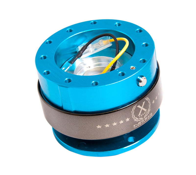 NRG Quick Release Gen 2.0 - New Blue Body / Titanium Chrome Ring NRG Quick Release Gen 2.0 - New Blue Body / Titanium Chrome Ring