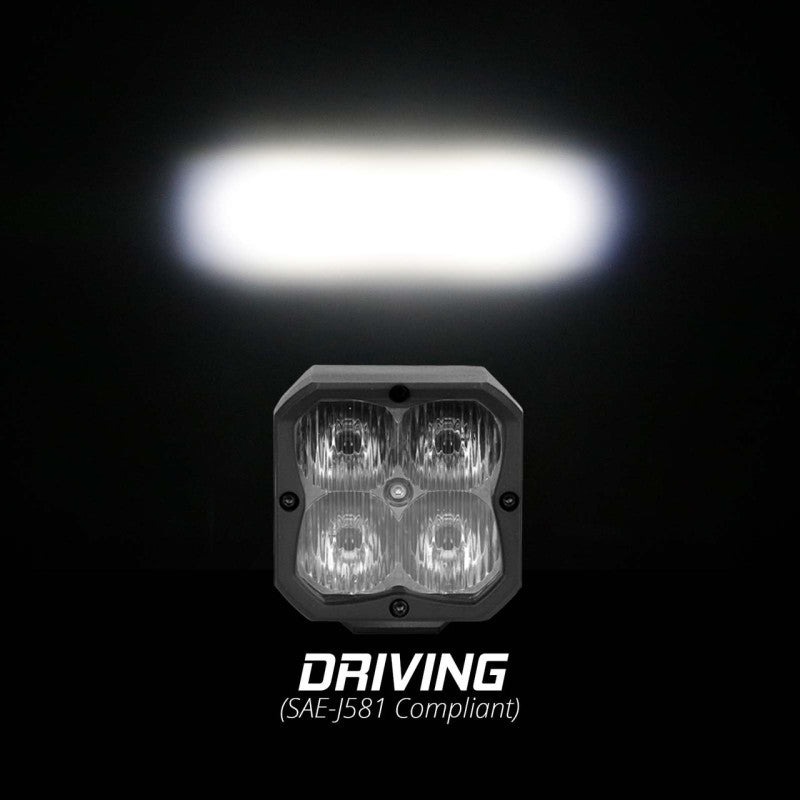 XK Glow XKchrome 20w LED Cube Light w/ RGB Accent Light - Driving Beam XK Glow XKchrome 20w LED Cube Light w/ RGB Accent Light - Driving Beam