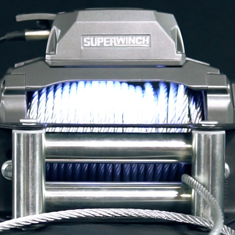 Superwinch 12000 LBS 12V DC 3/8in x 85ft Wire Rope SX 12000 Winch - Graphite Superwinch 12000 LBS 12V DC 3/8in x 85ft Wire Rope SX 12000 Winch - Graphite