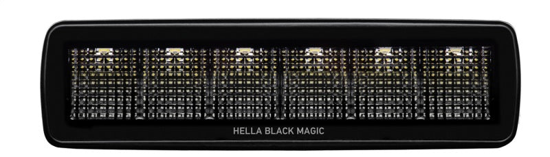 Hella Universal Black Magic 6 L.E.D. Mini Light Bar - Flood Beam Hella Universal Black Magic 6 L.E.D. Mini Light Bar - Flood Beam