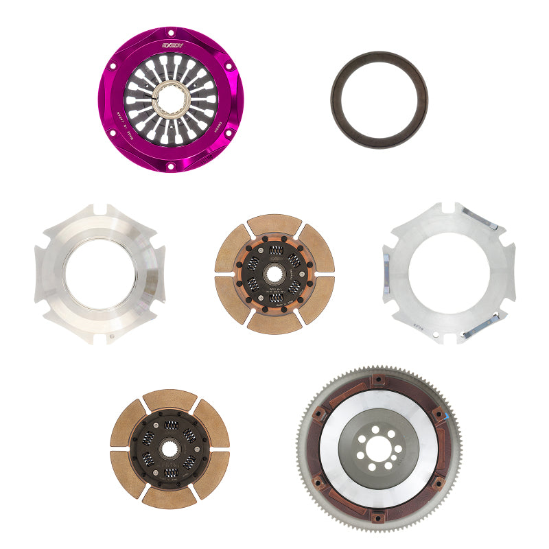 Exedy 2008-2015 Mitsubishi Lancer Evolution GSR L4 Hyper Twin Cerametallic Clutch Sprung Exedy 2008-2015 Mitsubishi Lancer Evolution GSR L4 Hyper Twin Cerametallic Clutch Sprung