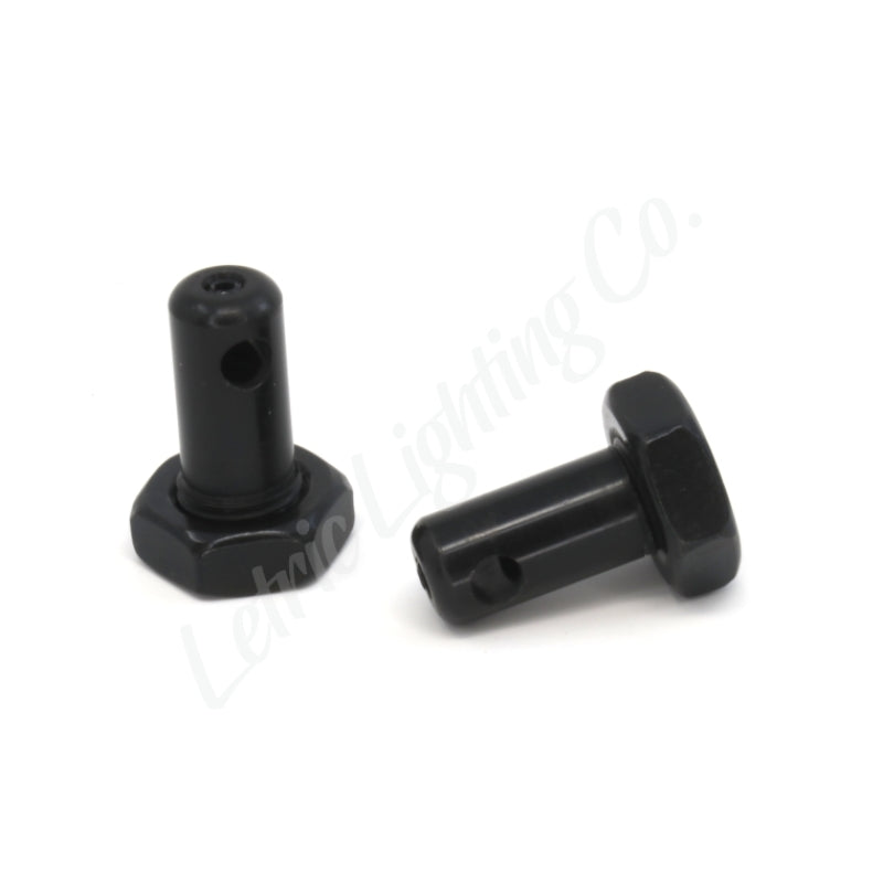 Letric Lighting Front Mirror Stem Mount for 45-Caliber MINI LEDs - Black Phosphate Letric Lighting Front Mirror Stem Mount for 45-Caliber MINI LEDs - Black Phosphate