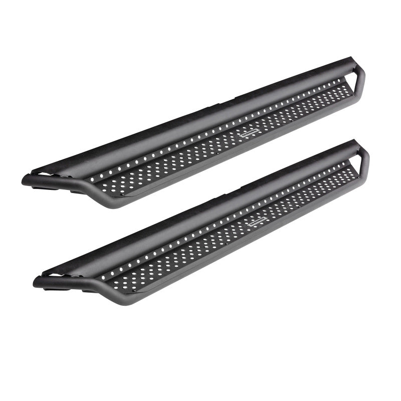 Go Rhino 2021+ Ford Bronco Dominator Extreme D1 Side Steps w/Brackets - Textured Black Go Rhino 2021+ Ford Bronco Dominator Extreme D1 Side Steps w/Brackets - Textured Black