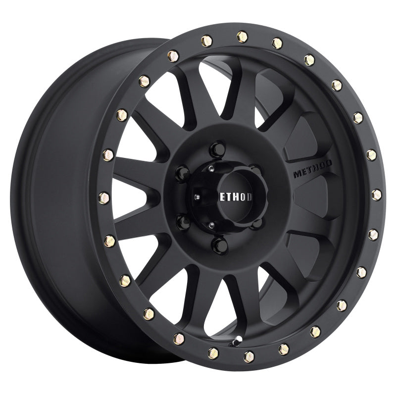 Method MR304 Double Standard 17x8.5 0mm Offset 6x135 94mm CB Matte Black Wheel Method MR304 Double Standard 17x8.5 0mm Offset 6x135 94mm CB Matte Black Wheel