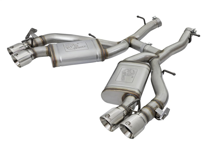 aFe MACHForce XP 3in 304 SS Axle-Back Dual Exhaust (NPP) w/ Polished Tips 16-17 Camro SS V8-6.2L aFe MACHForce XP 3in 304 SS Axle-Back Dual Exhaust (NPP) w/ Polished Tips 16-17 Camro SS V8-6.2L