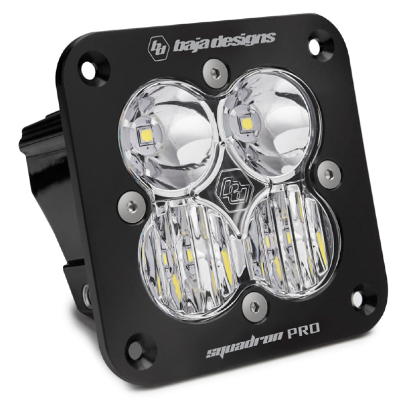 Baja Designs Squadron Pro Driving/Combo Pattern Flush Mount Black LED Light Pod - Clear Baja Designs Squadron Pro Driving/Combo Pattern Flush Mount Black LED Light Pod - Clear