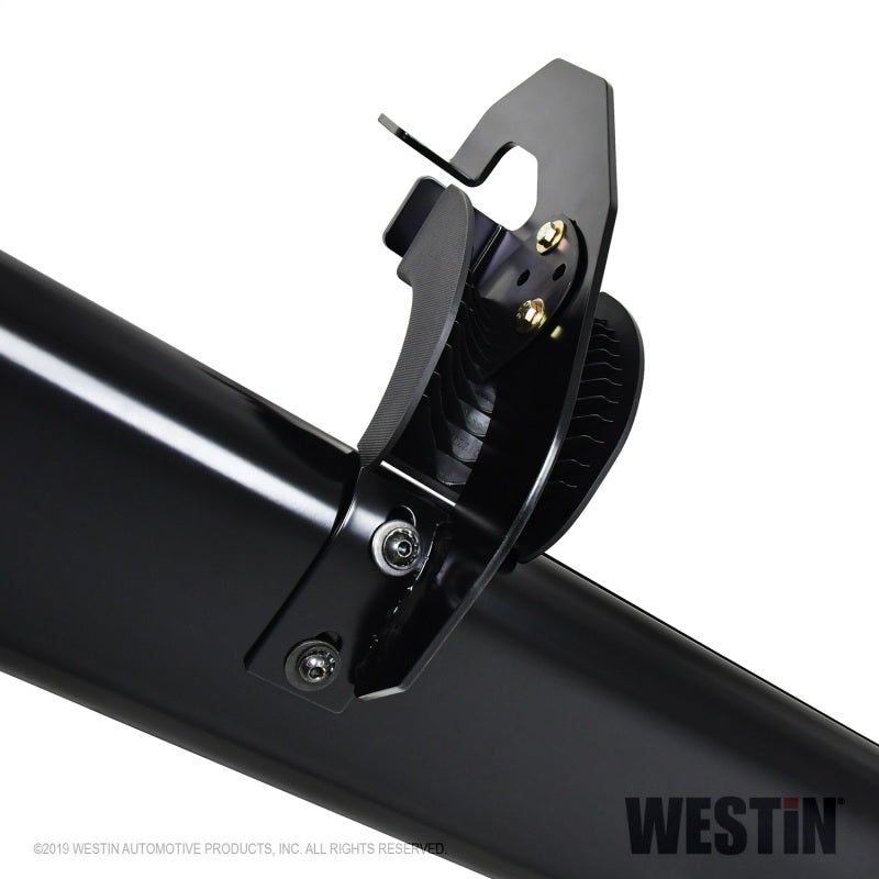 Westin 2019 Chevrolet Silverado Double Cab PRO TRAXX 6 Oval Nerf Step Bars - Black Westin 2019 Chevrolet Silverado Double Cab PRO TRAXX 6 Oval Nerf Step Bars - Black