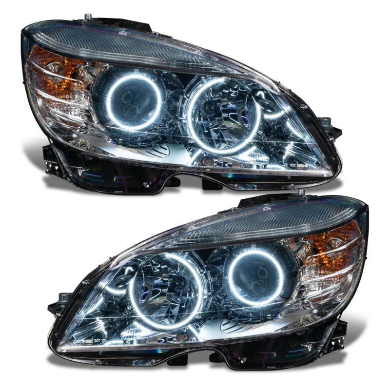 Oracle 08-11 Mercedes Benz C-Class Pre-Assem. Headlights Chrome Housing- w/BC1 Cntrl SEE WARRANTY Oracle 08-11 Mercedes Benz C-Class Pre-Assem. Headlights Chrome Housing- w/BC1 Cntrl SEE WARRANTY