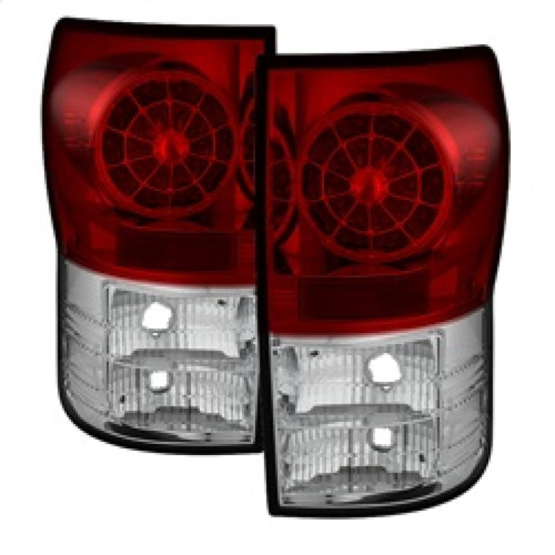 Spyder Toyota Tundra 07-13 LED Tail lights Red Clear ALT-YD-TTU07-LED-RC Spyder Toyota Tundra 07-13 LED Tail lights Red Clear ALT-YD-TTU07-LED-RC