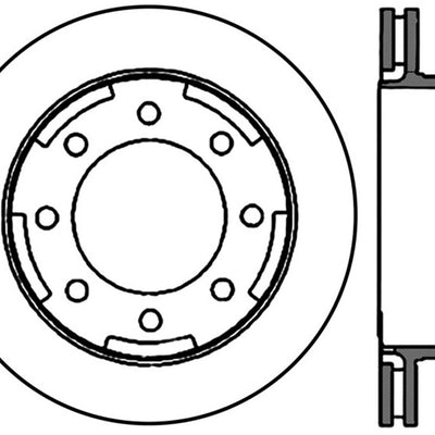 StopTech 00-13 Chevrolet Suburban 2500 Rear Left Drilled SportStop Cryo Rotor